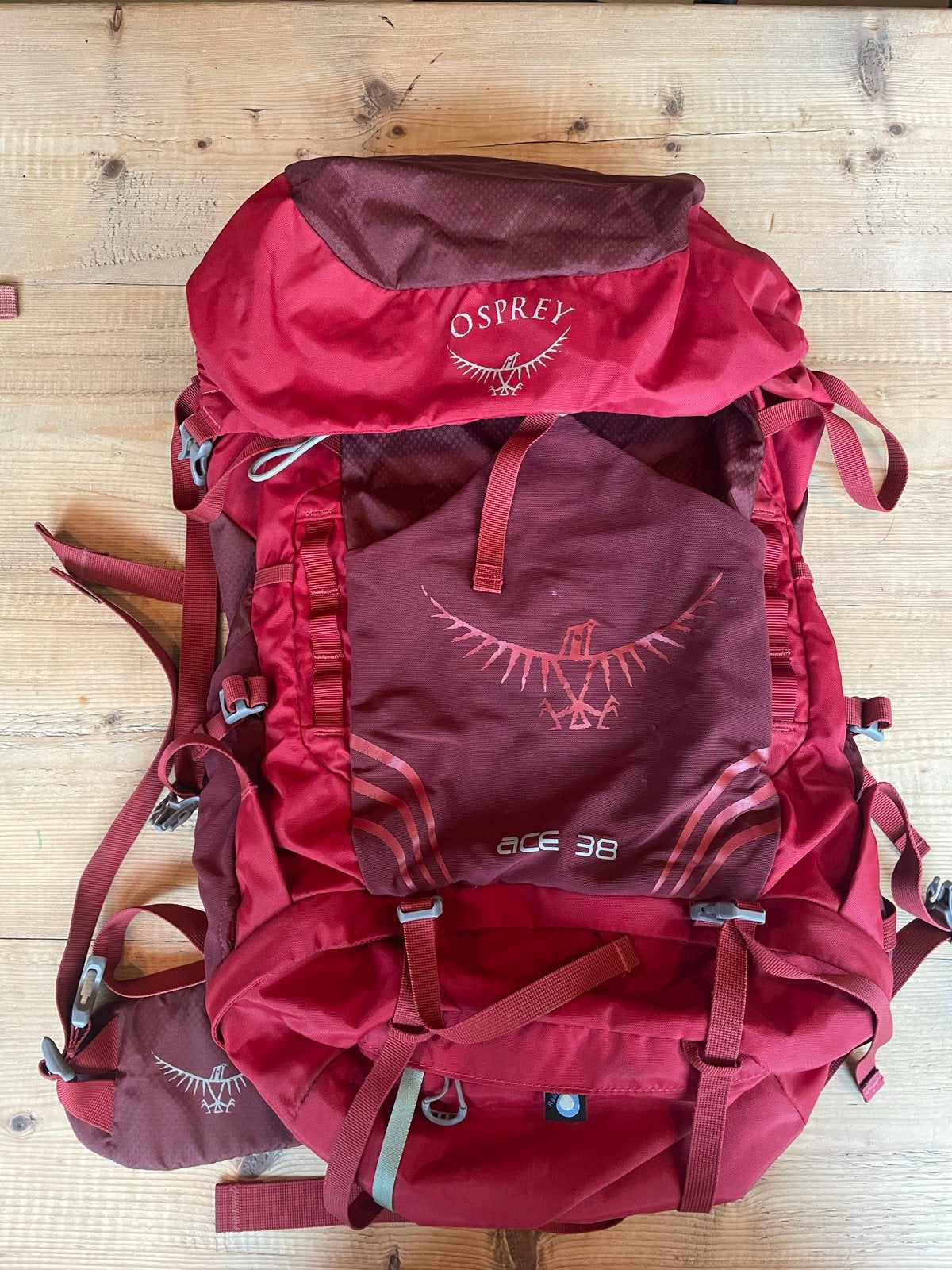 Osprey Ace 38 kinderrugzak - Ideaal voor huttentochten, Sport en Fitness, Bergsport en Wandelen, Ophalen, Gebruikt, Rugzak