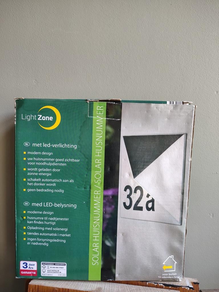 Solar huisnummer, Ophalen of Verzenden, Nieuw