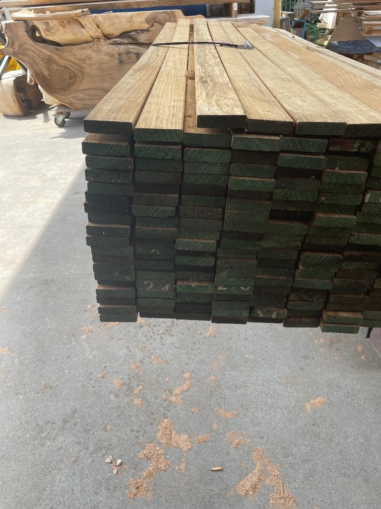 200st frake 67x18 thermisch gemodificeerd de echte, Tuin en Terras, Palen, Balken en Planken, Ophalen, Planken, Nieuw, Hardhout