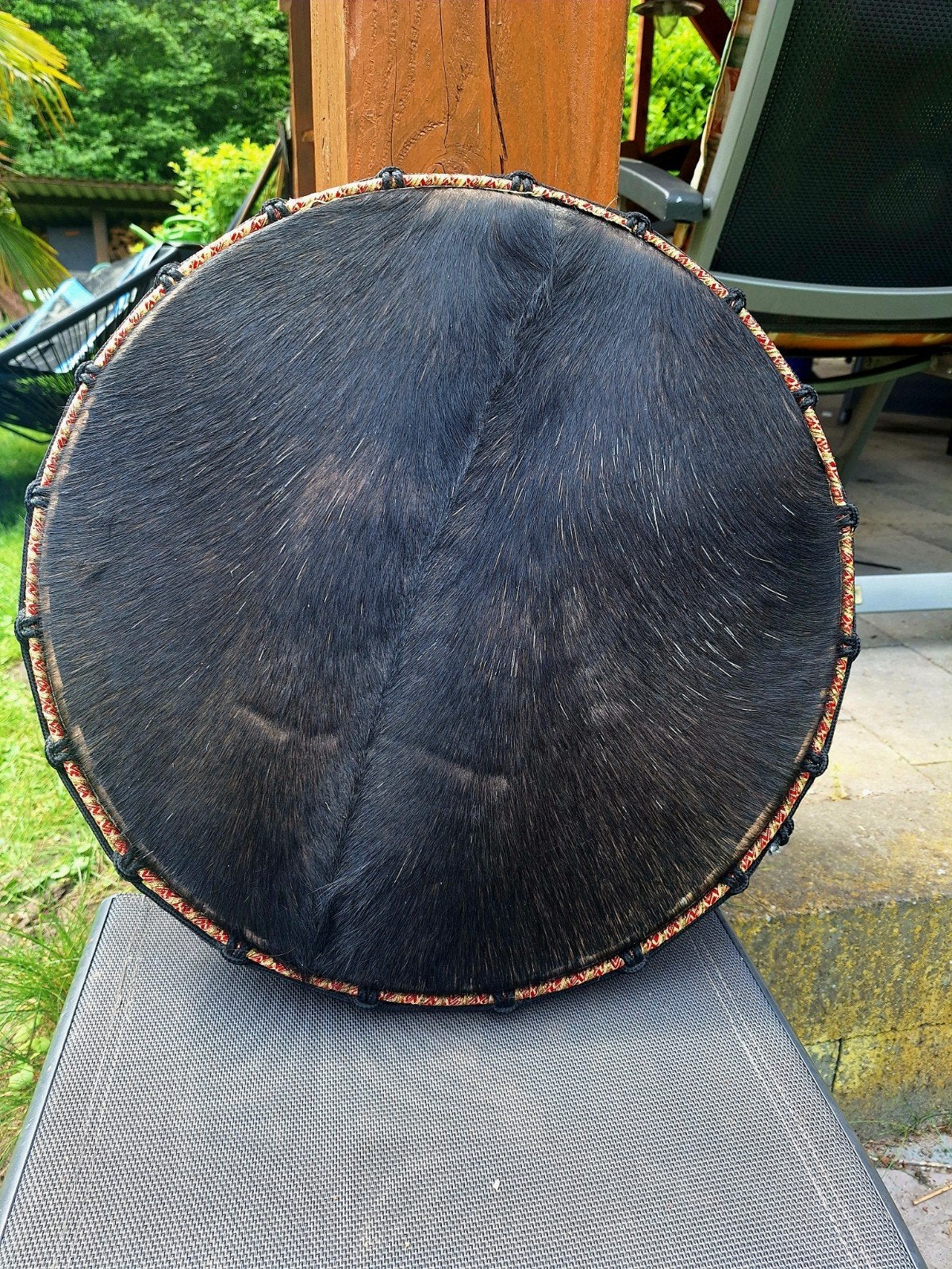 Geiten Drum Sjamanendrum trommel sjamaad 47 cm percussie, Muziek en Instrumenten, Ophalen of Verzenden, Gebruikt, Trommel