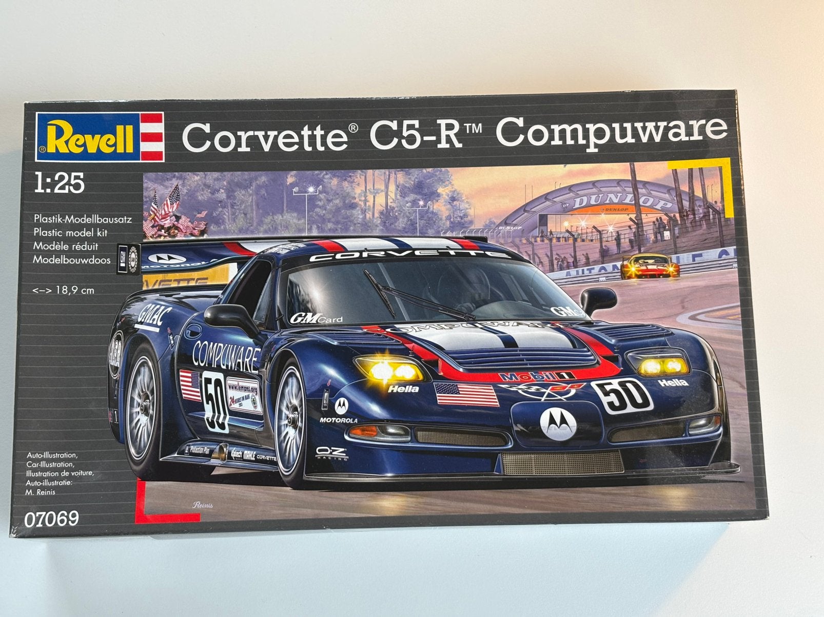 Revell modelbouw kit Corvette C5-R 1:25 (Ongeopend!), Auto, Revell, Groter dan 1:32, Ophalen of Verzenden