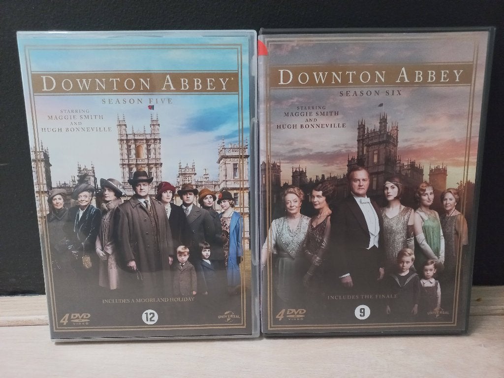 Downton Abbey Seizoen 5 + Seizoen 6 (8xDVD SET) TV-Serie, Alle leeftijden, Boxset, Drama, Ophalen of Verzenden