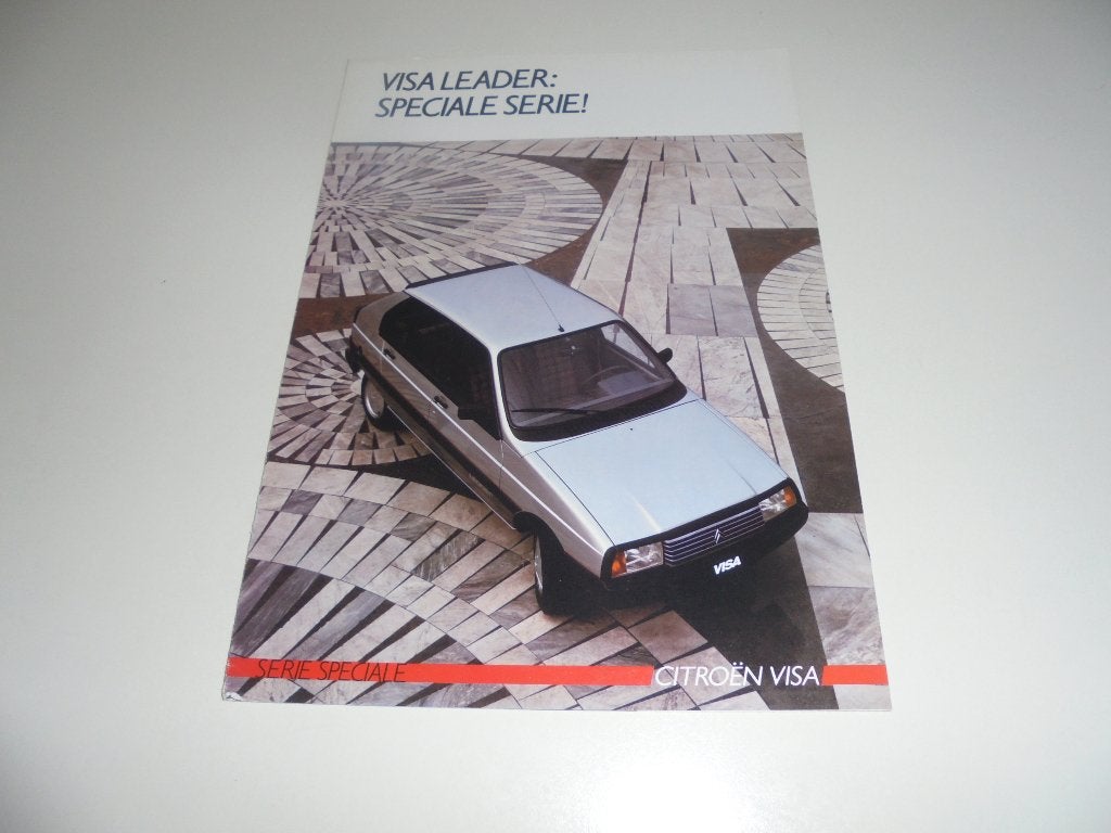 brochure Citroen Visa Leader  1986, Boeken, Ophalen of Verzenden, Zo goed als nieuw, Citroën