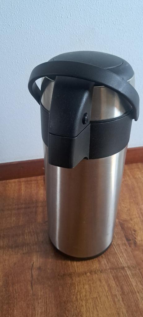 RVS Thermoskan 5 l met Pompfunctie - Ideaal voor Koffie/Thee, Ophalen, Zilver, Metaal, Overige merken