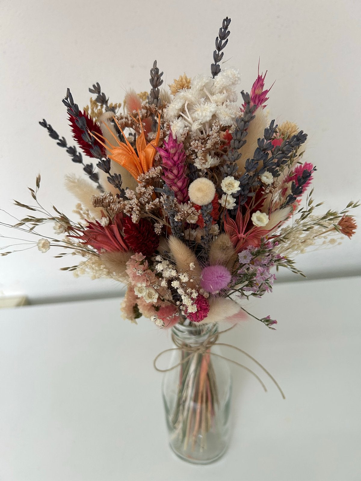 Prachtig droogbloemen boeket - Diverse kleuren, Meerkleurig, Nieuw, Ophalen of Verzenden, Landelijk