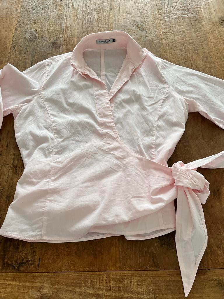 Steppin out wikkelblouse - Roze, Ophalen of Verzenden, Gedragen, Maat 38/40 (M), Roze