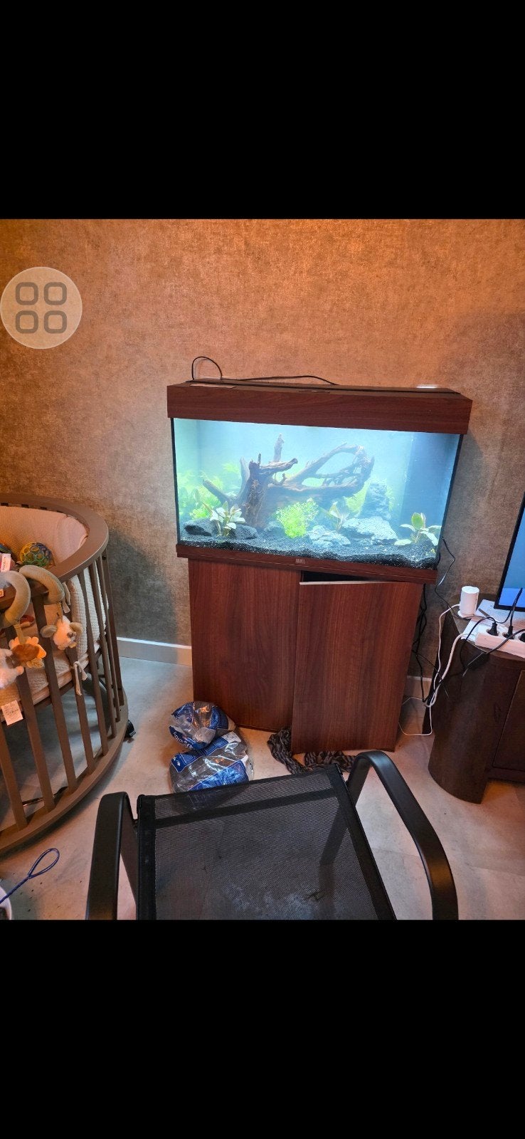Juwel Rio 125 aquarium inclusief meubel , zo goed als nieuw, Ophalen, Zo goed als nieuw, Leeg aquarium