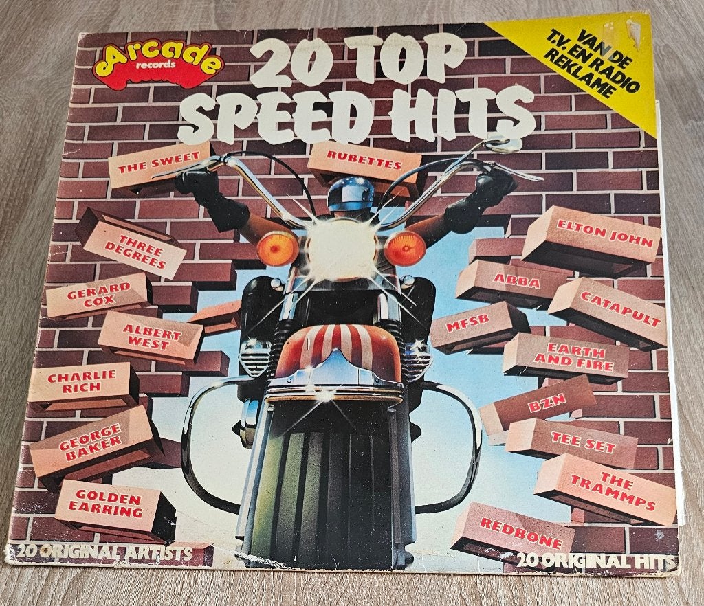 LP - various - 20 Top Speed Hits, Cd's en Dvd's, Vinyl | Pop, Gebruikt, Pop, LP, Beschermende buitenhoes, 12 inch, Ophalen of Verzenden