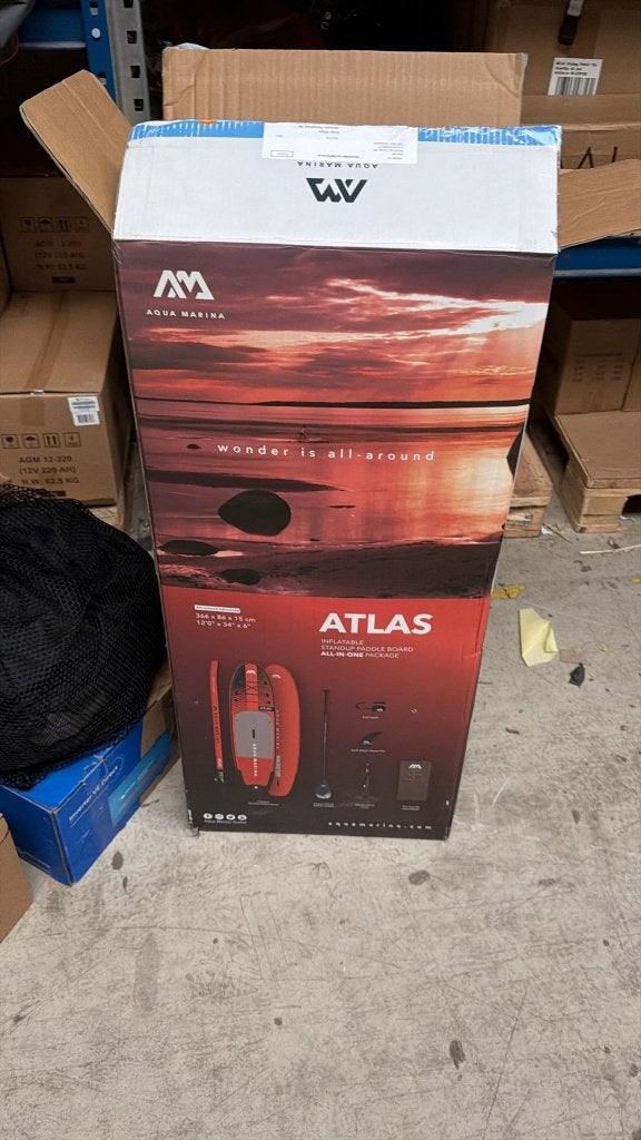 Aqua Marina Atlas SUP, Watersport en Boten, Ophalen of Verzenden, Zo goed als nieuw, SUP-boards