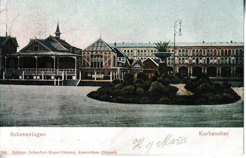 SCHEVENINGEN - KURHAUSBAR, Ophalen of Verzenden, Voor 1920, Gelopen, Zuid-Holland
