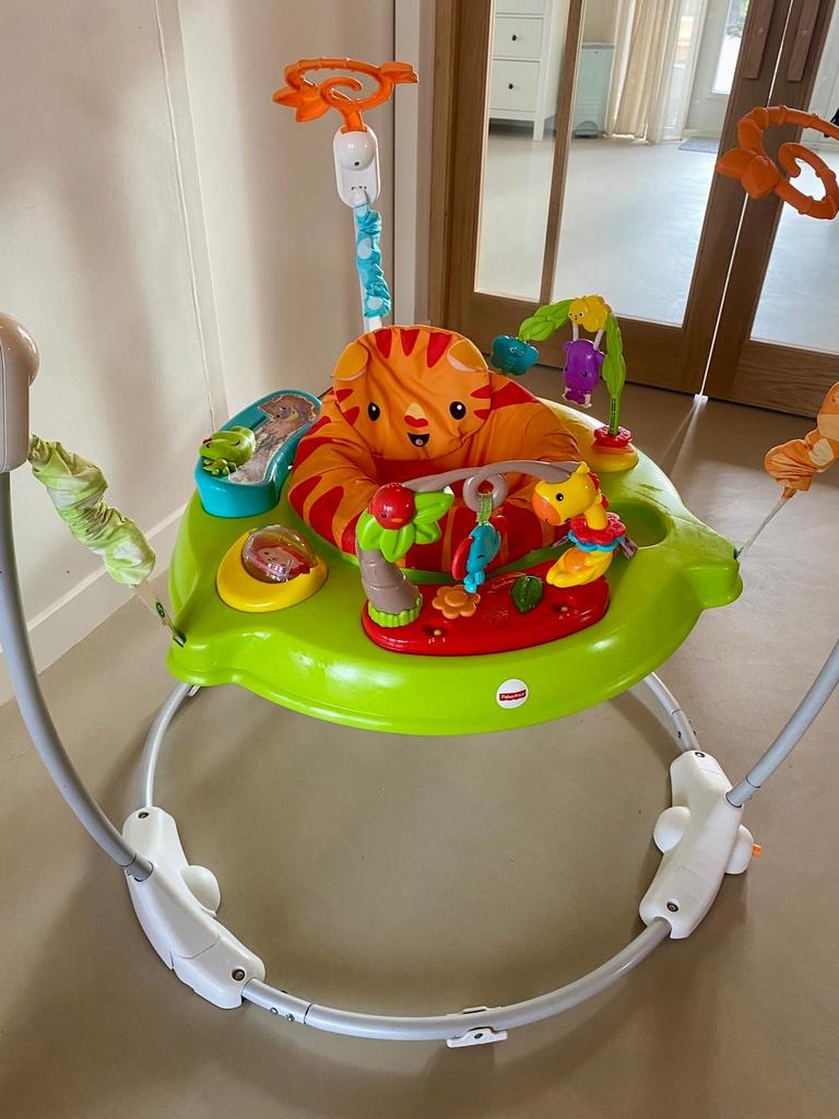 Fisher-Price Jumperoo Rainforest, Ophalen, Gebruikt, Overige typen, Met licht