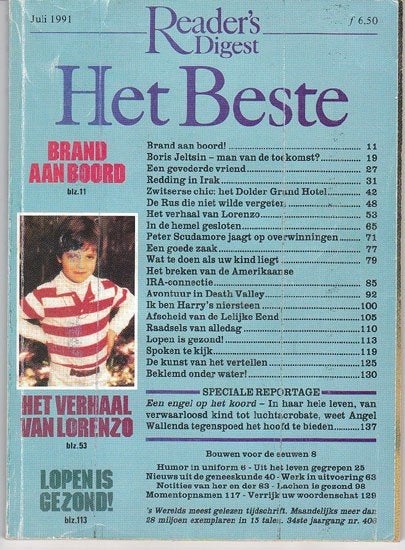 Het Beste Juli 1991 [1627]  [BoOvTi], Boeken, Tijdschriften en Kranten, Ophalen of Verzenden, Gelezen, Overige typen