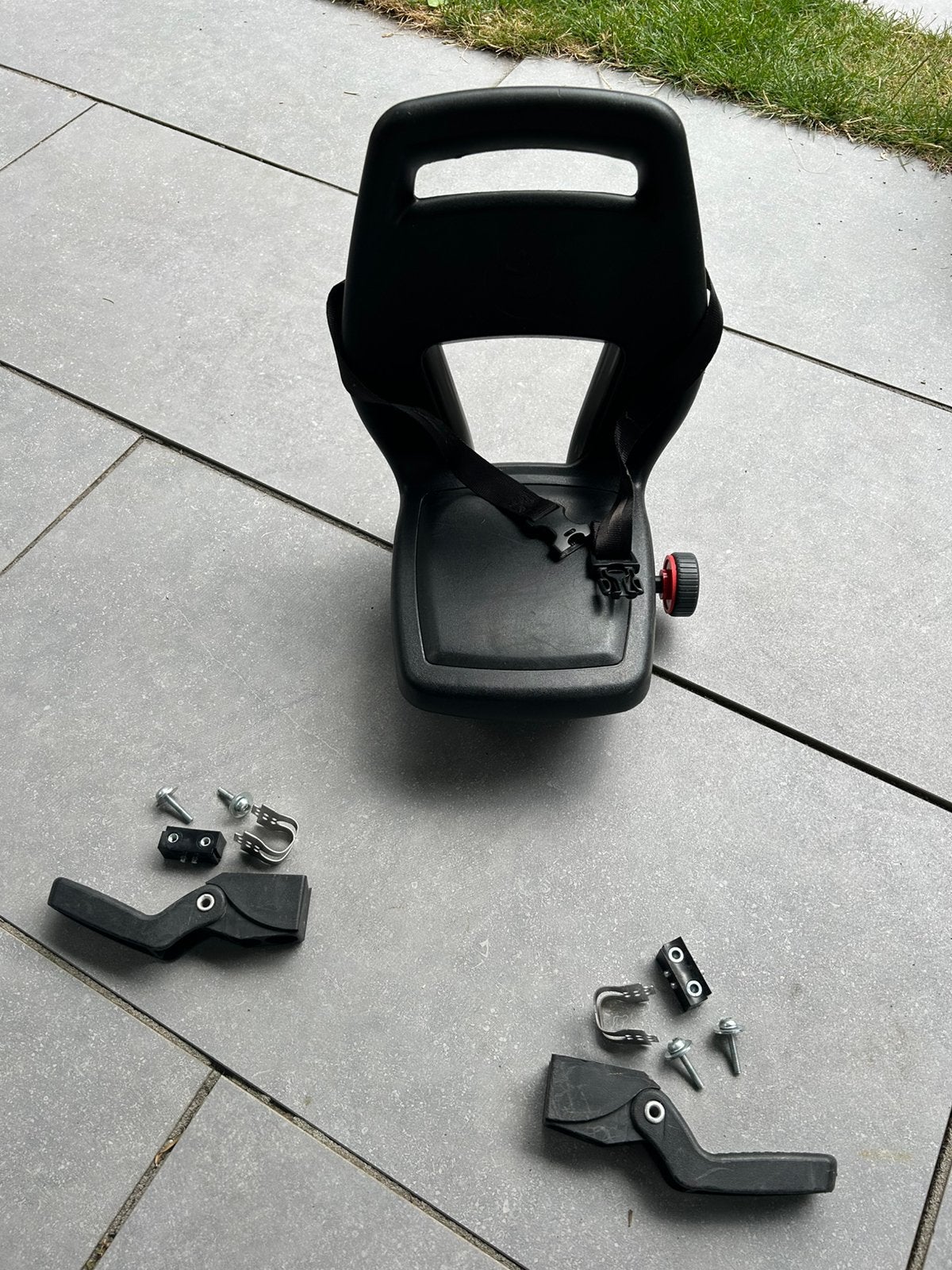 Qibbel achterzitje incl voetsteunen, Fietsen en Brommers, Fietsaccessoires | Fietsstoeltjes, Ophalen, Achterzitje, 15 t/m 36 kg