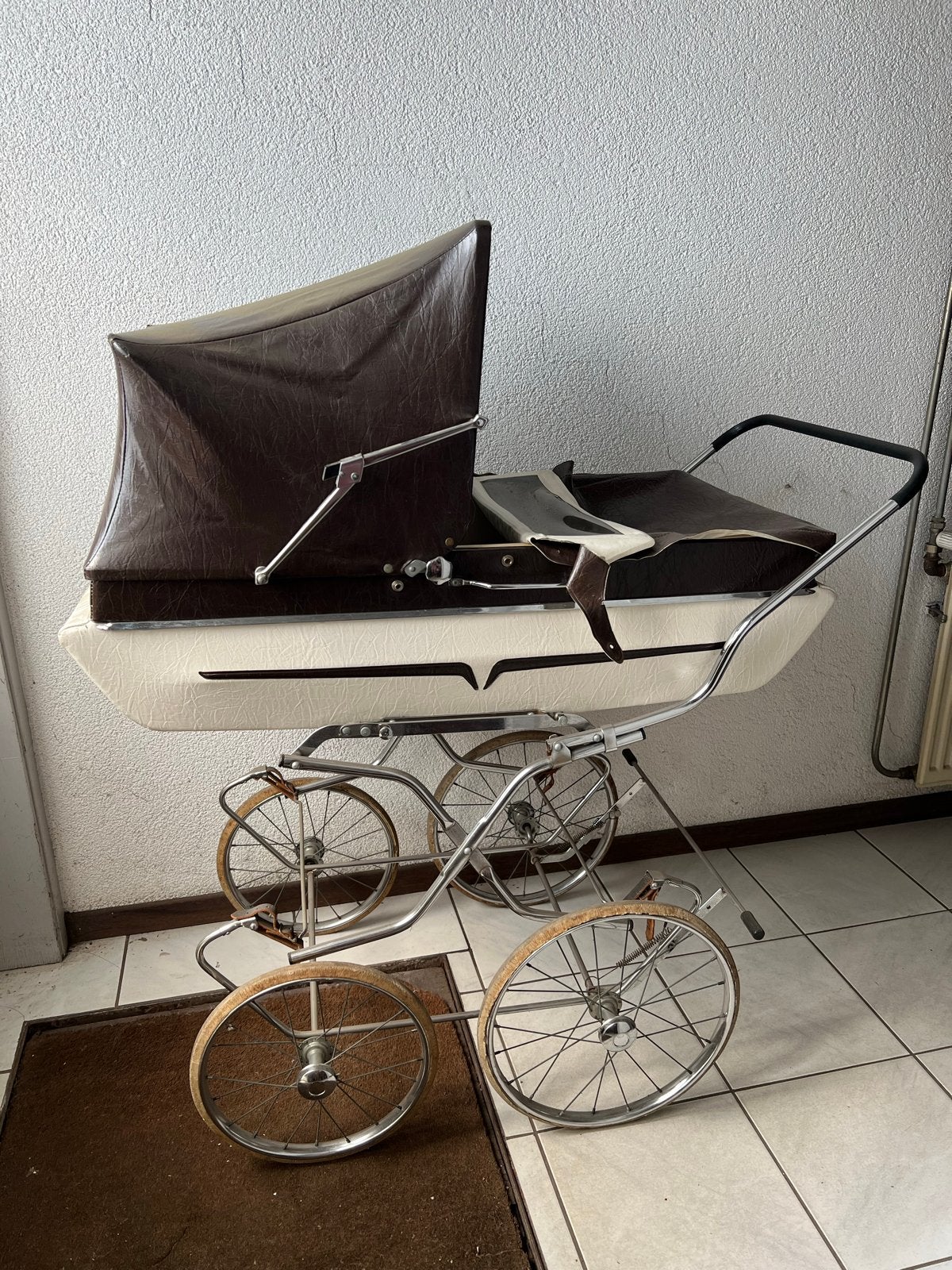 Vintage Kinderwagen - Klassieke Stijl, Gebruikt, Met reiswieg, Ophalen, Kinderwagen