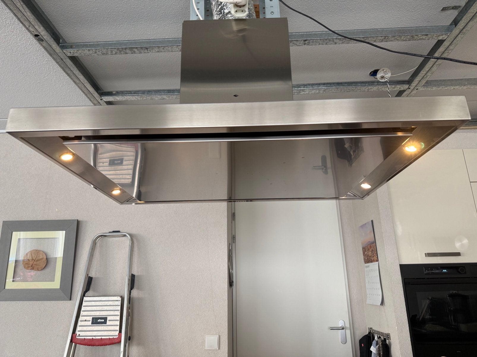 Itho D7451 Elan rvs eilandwasemkap, Ophalen, Gebruikt, Vrijstaand, Motor
