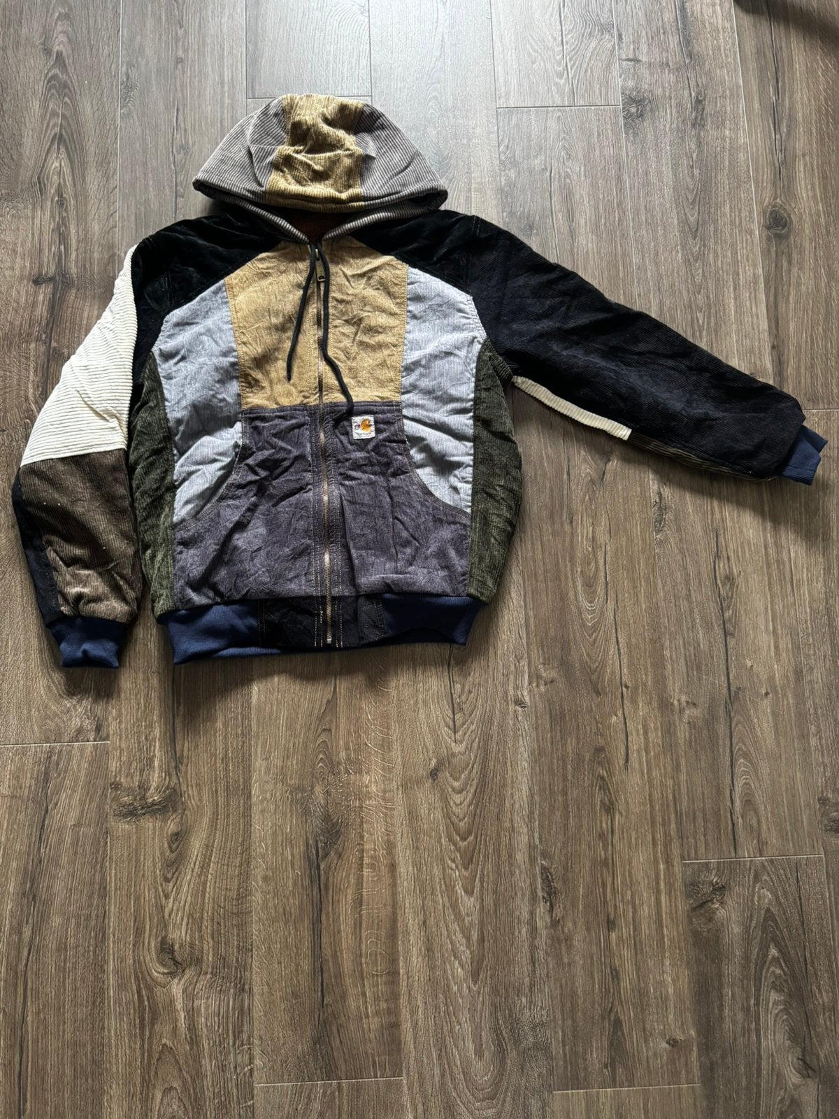 Carhartt Rework Patchwork Corduroy Jacket (Maat M), Verzenden, Nieuw, Maat 48/50 (M), Meerkleurig