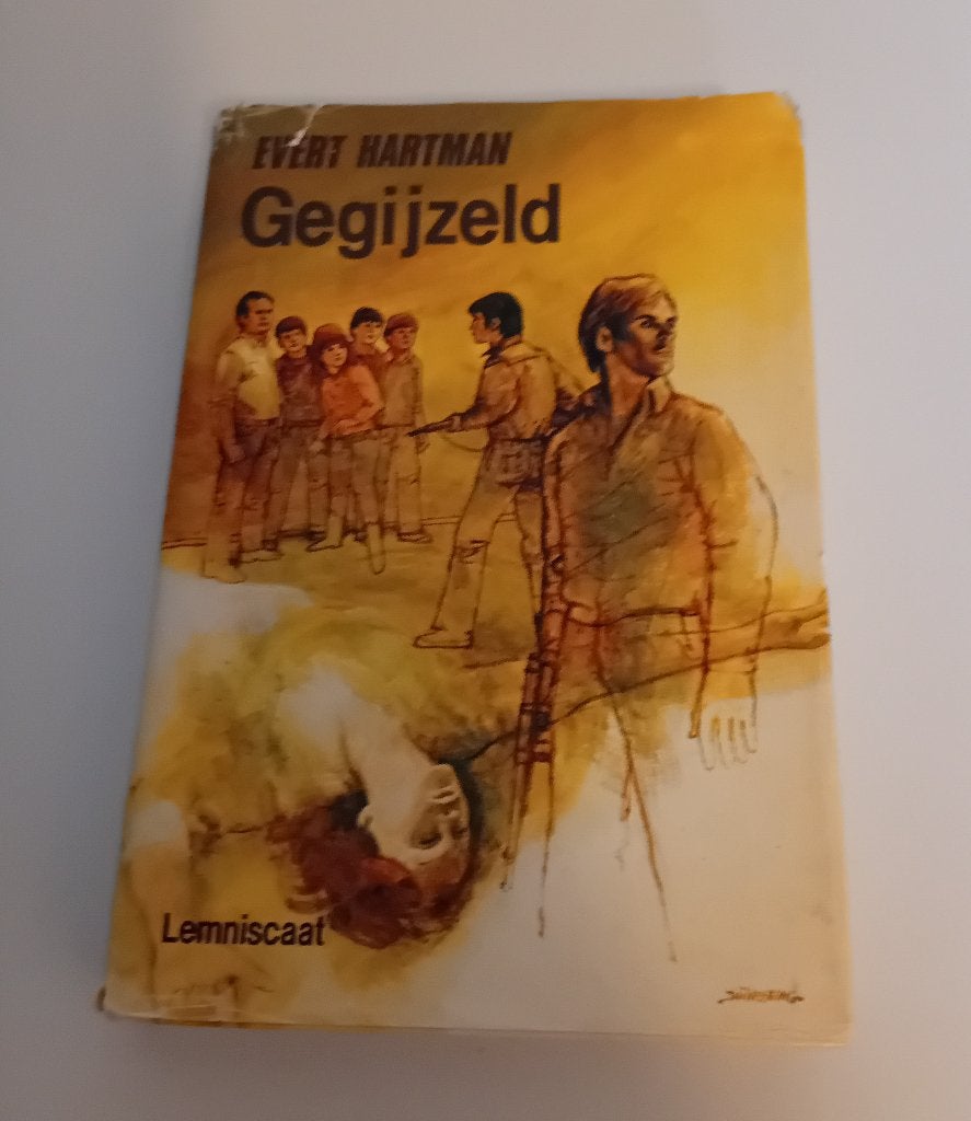 Evert Hartman. Gegijzeld. Hardcover., Ophalen, Gelezen, Fictie