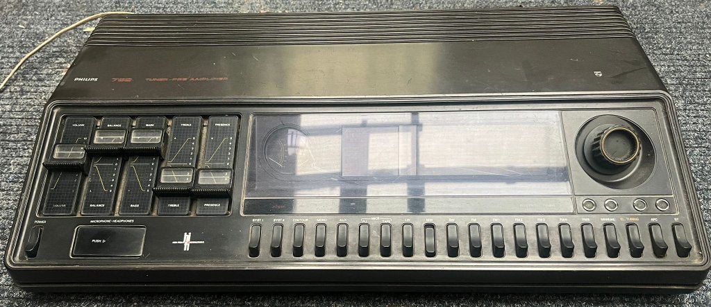 phillips type762 22ah/00 tuner versterker jaren 70, Ophalen, Gebruikt