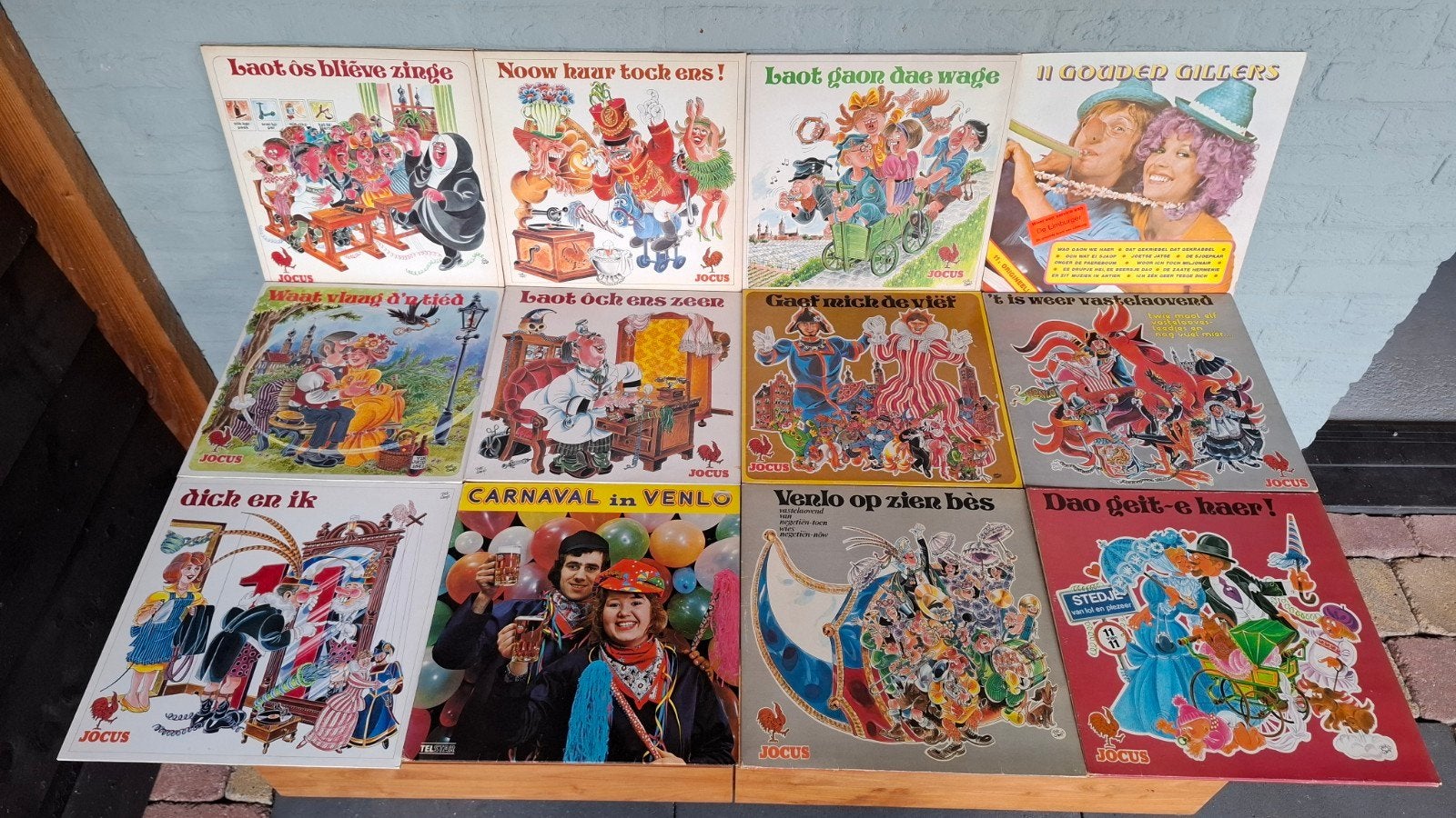 Jocus lp's vastelaovend Venlo carnaval Limburg, Ophalen of Verzenden, Zo goed als nieuw, 12 inch