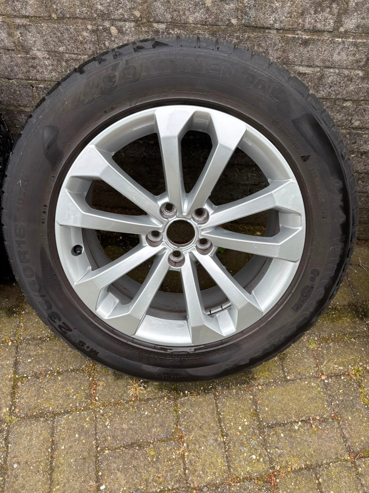 18 inch originele Audi Q5 velgen met winterbanden, Ophalen, 18 inch, Gebruikt, Banden en Velgen