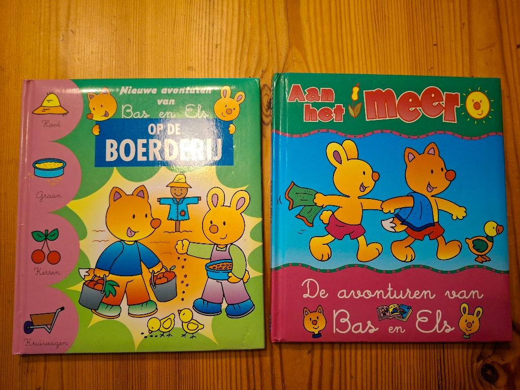 Twee boeken van Bas en Els., Boeken, Kinderboeken | Kleuters, Ophalen of Verzenden, Zo goed als nieuw, Fictie algemeen