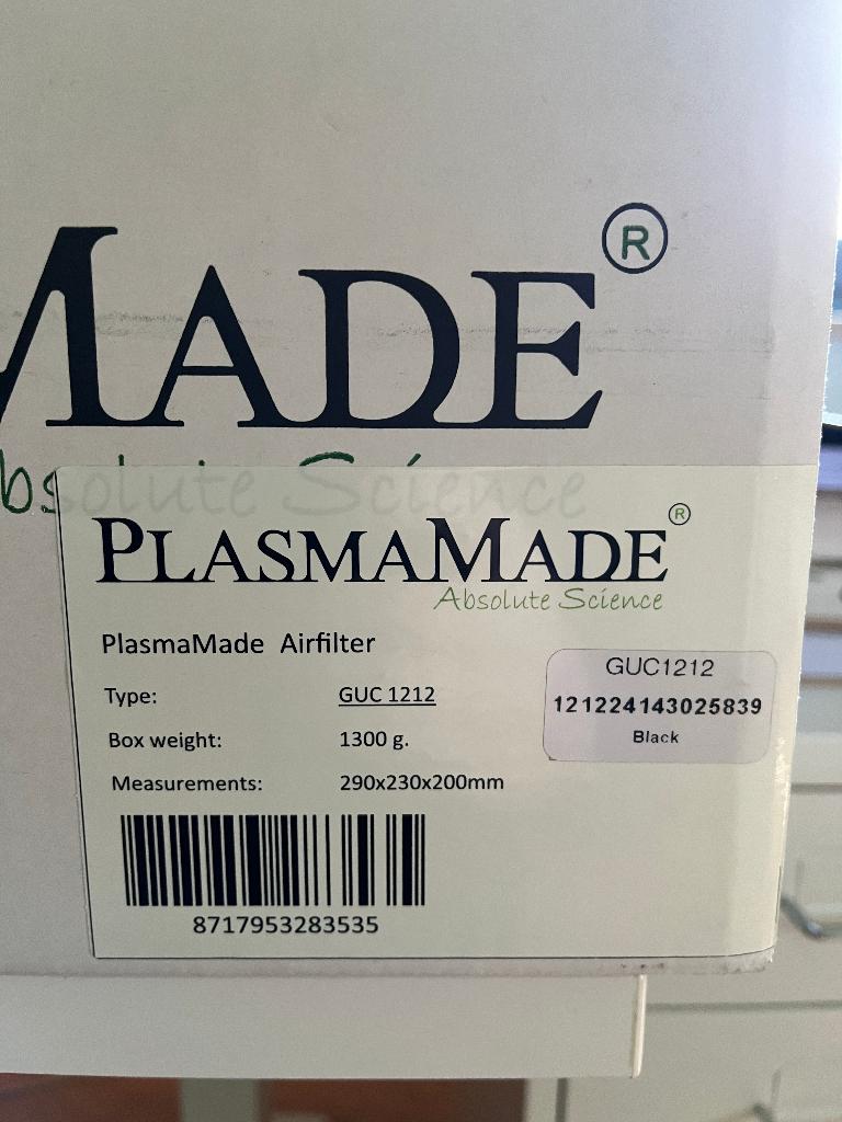 PlasmaMade GUC1212 luchtreiniger, Ophalen of Verzenden, Nieuw, 400 tot 600 m³ per uur, Recirculatie