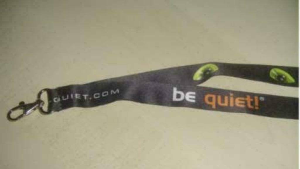 Key-cord ( lanyard) Be Quiet, Ophalen of Verzenden, Nieuw, Overige typen