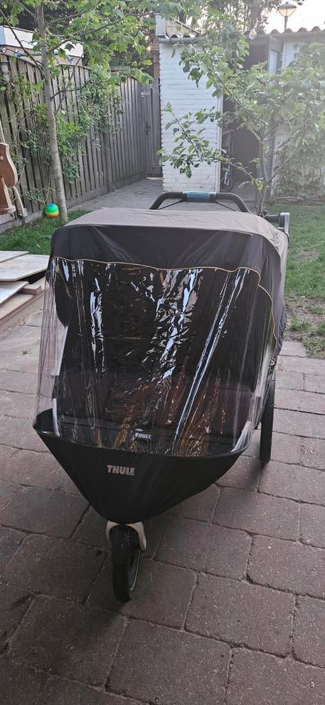 Regenhoes Thule Urban Glide 3 - nieuw, Nieuw, Kinderwagen, Overige merken, Verstelbare duwstang