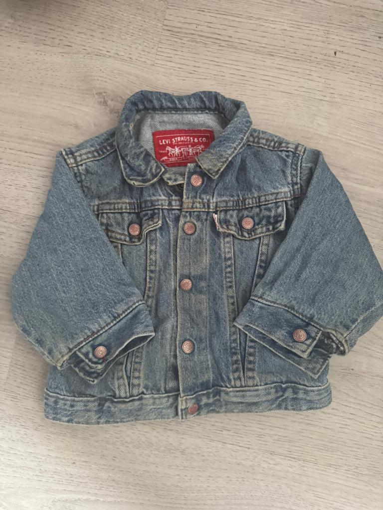 Vintage 1991 Levi's Spijkerjasje - Made in USA (18 maanden), Ophalen of Verzenden, Zo goed als nieuw, Jongetje of Meisje