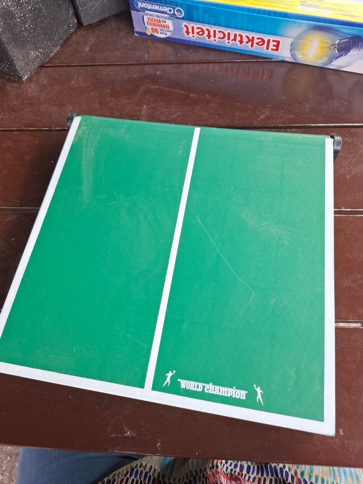 Compacte Tafeltennistafel - Inklapbaar & Draagbaar, Ophalen of Verzenden, Gebruikt, Tafel Indoor, Inklapbaar