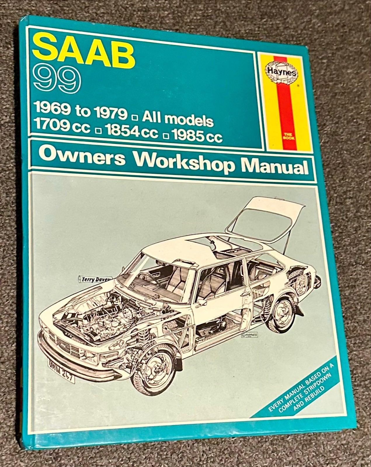 Haynes Werkplaatshandboek SAAB 99 (1969-1979), Ophalen of Verzenden, Gelezen, Overige merken