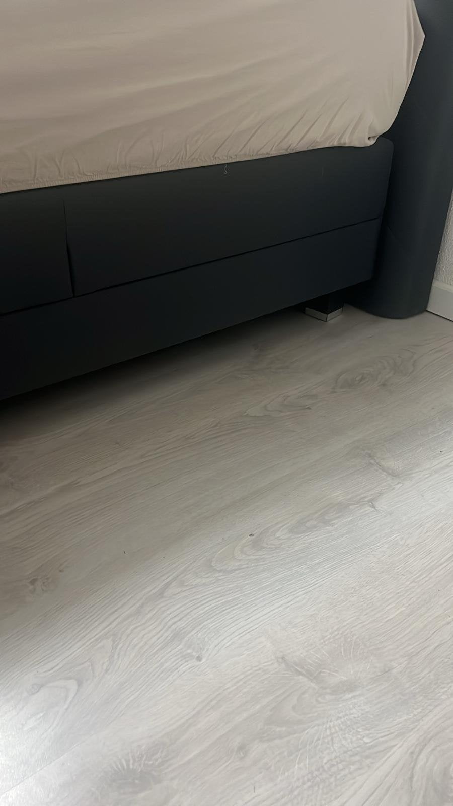 Swiss Sense elektrische boxspring 160x200 compleet, Verstelbaar, Zwart, Tweepersoons, Ophalen of Verzenden