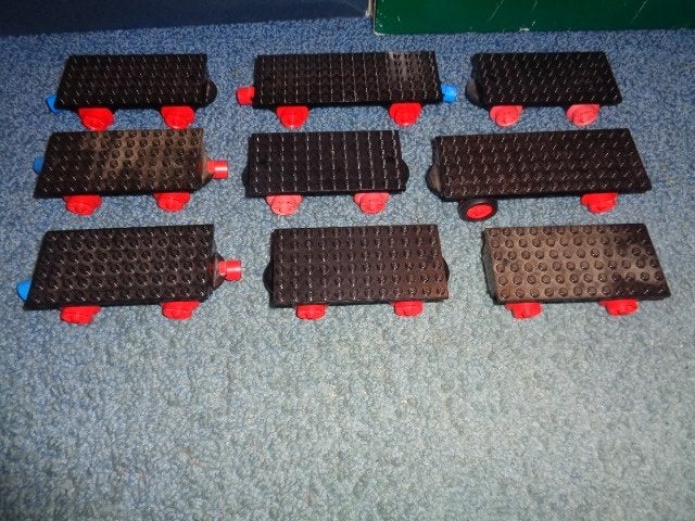 Partij K237=Lego trein wagons, Lego, Lego, Gebruikt, Lego