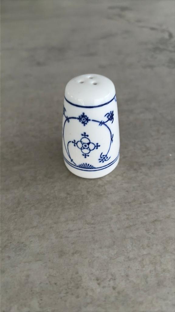 Zoutvaatje met Delfts blauw decor 6 cm hoog, Antiek en Kunst, Ophalen of Verzenden