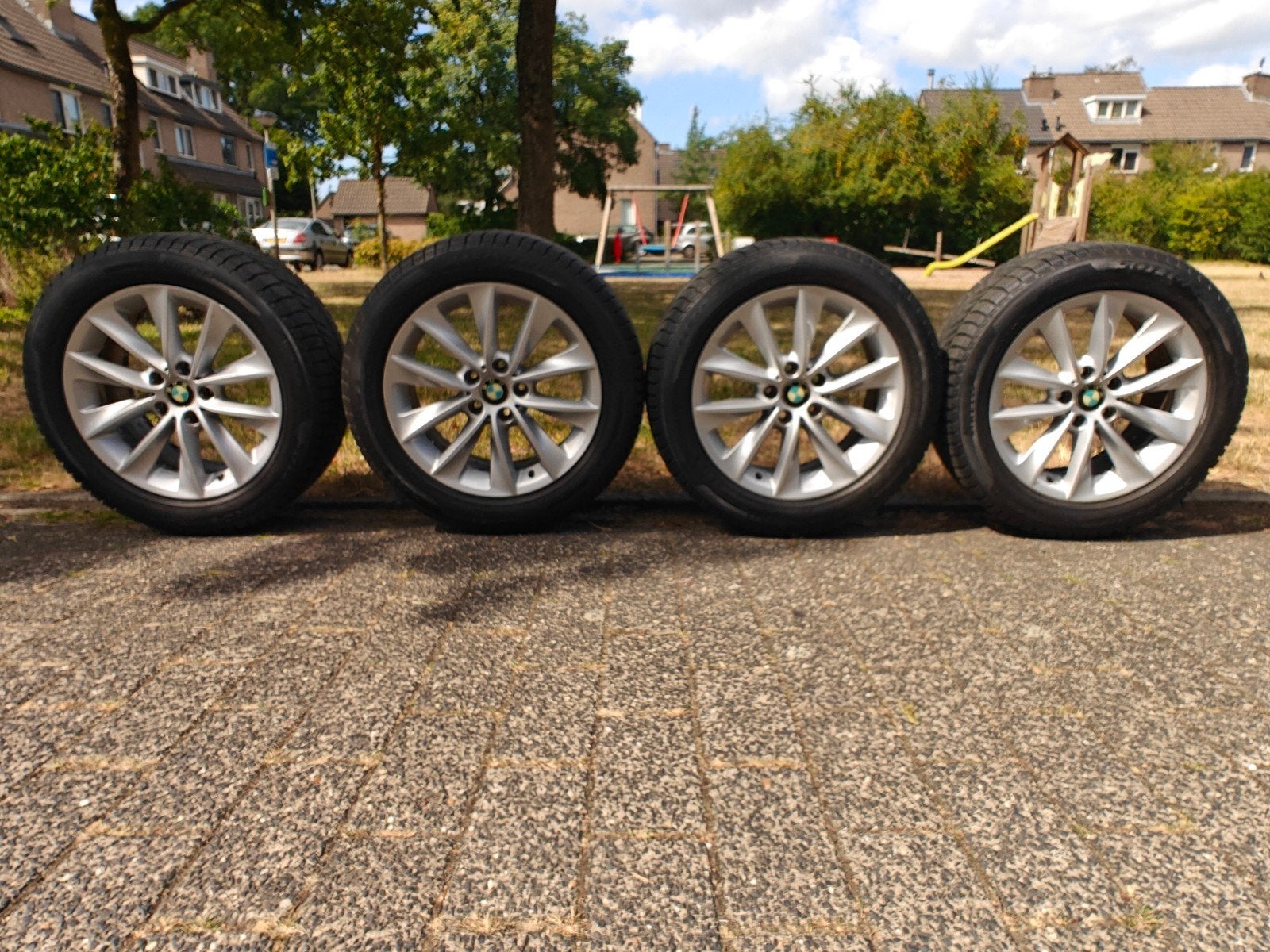 BMW X3 F25 Originele Winterbanden Set 245/50/R18 Runflat, Auto-onderdelen, Banden en Velgen, Ophalen, 18 inch, Banden en Velgen