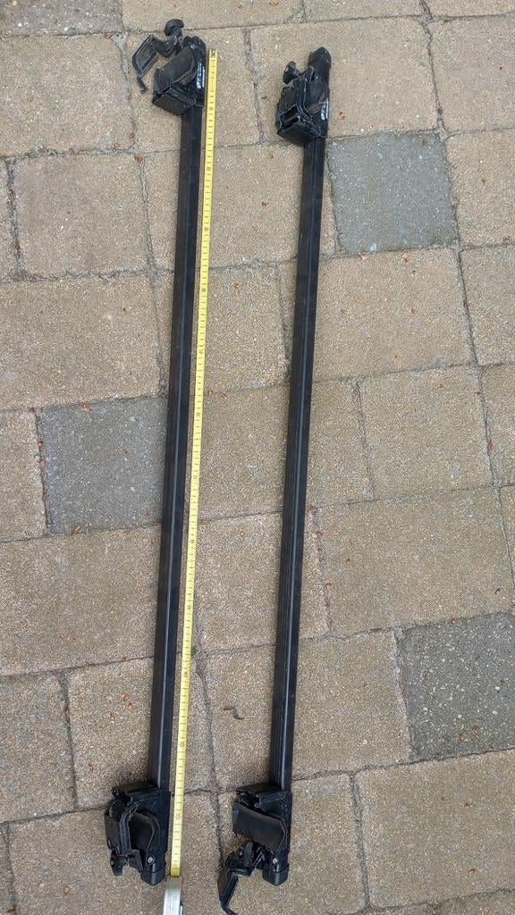 Dakdragers voor open dakrail universeel 127cm, Ophalen of Verzenden, Gebruikt