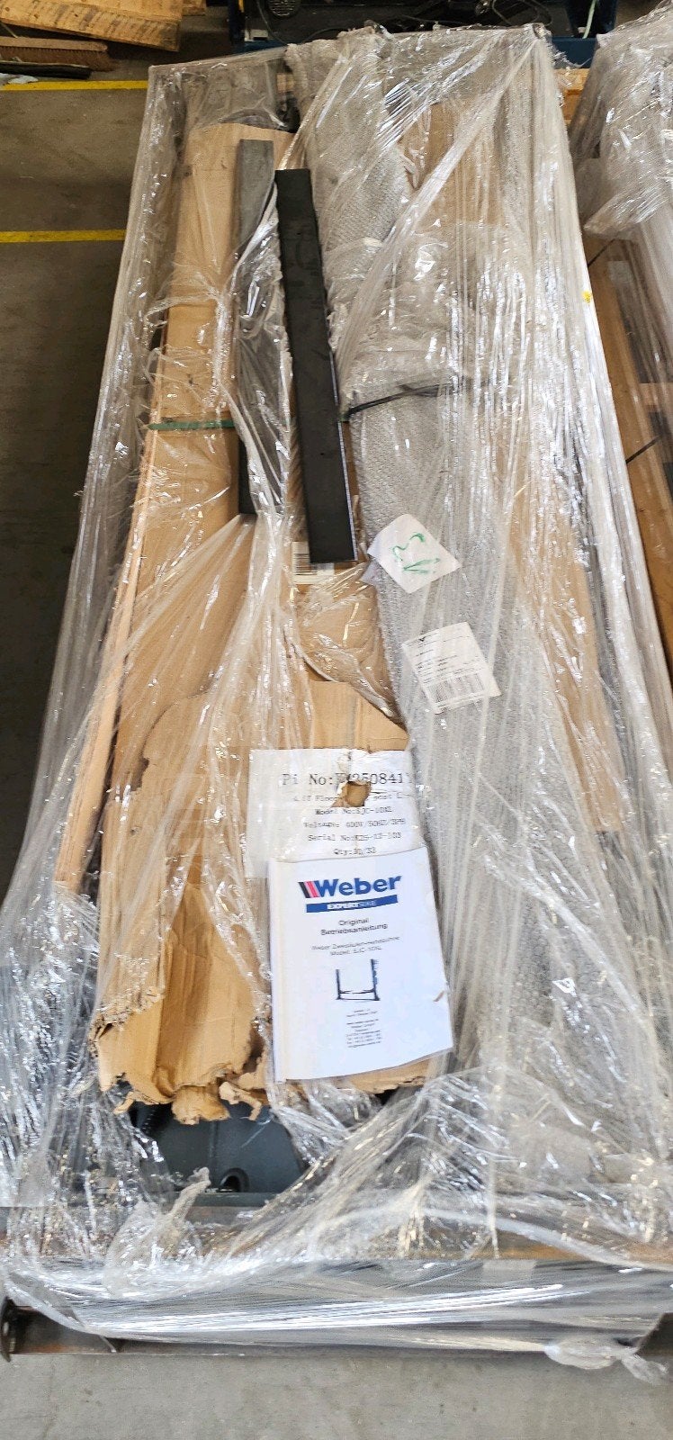 Weber 2 koloms hefbrug 4500 kg SJC-10XL - 400 Volt, Ophalen, Zo goed als nieuw