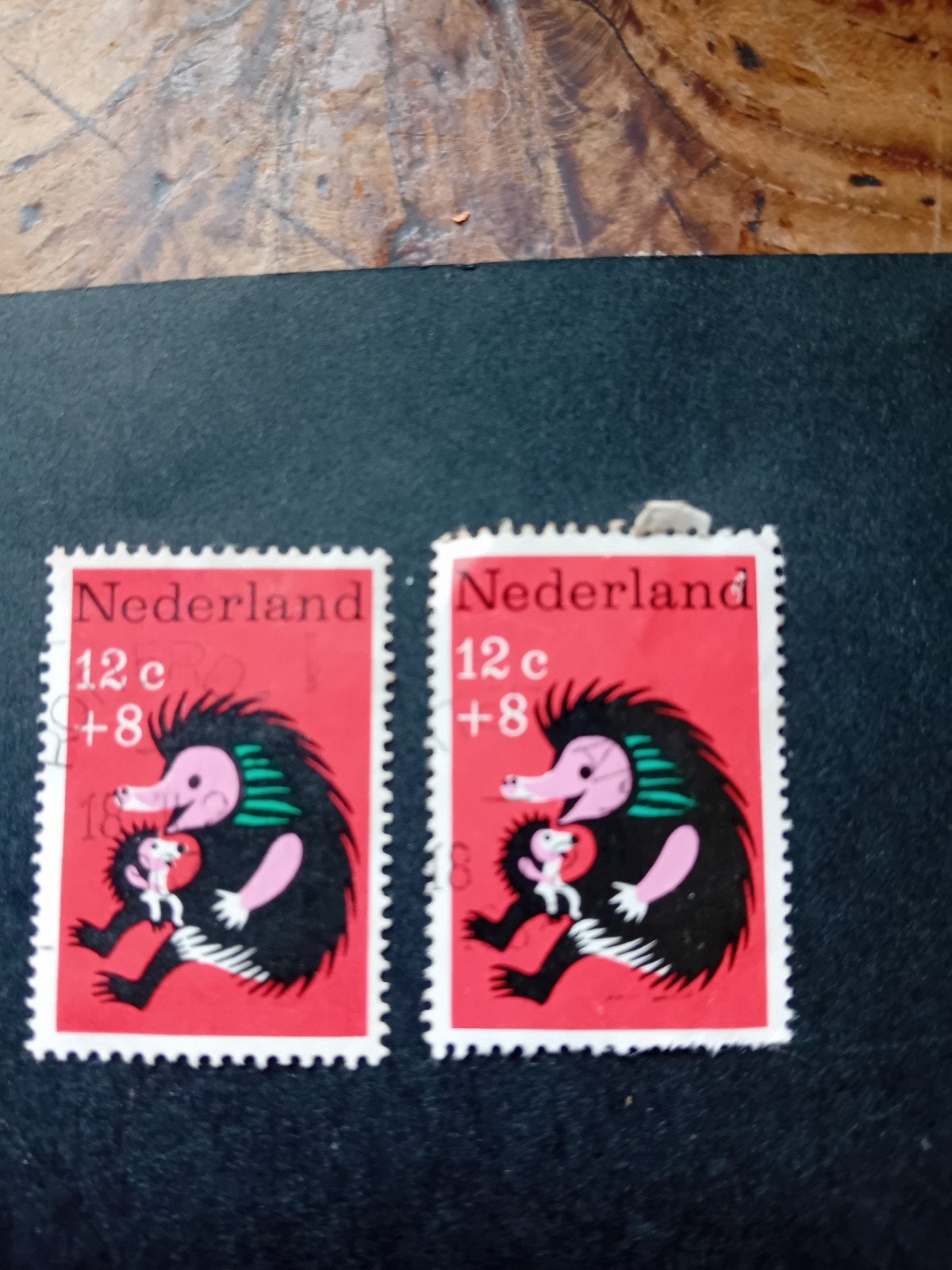 Nederland Postzegels Egel 12c+8 (2 stuks), Postzegels en Munten, Ophalen of Verzenden