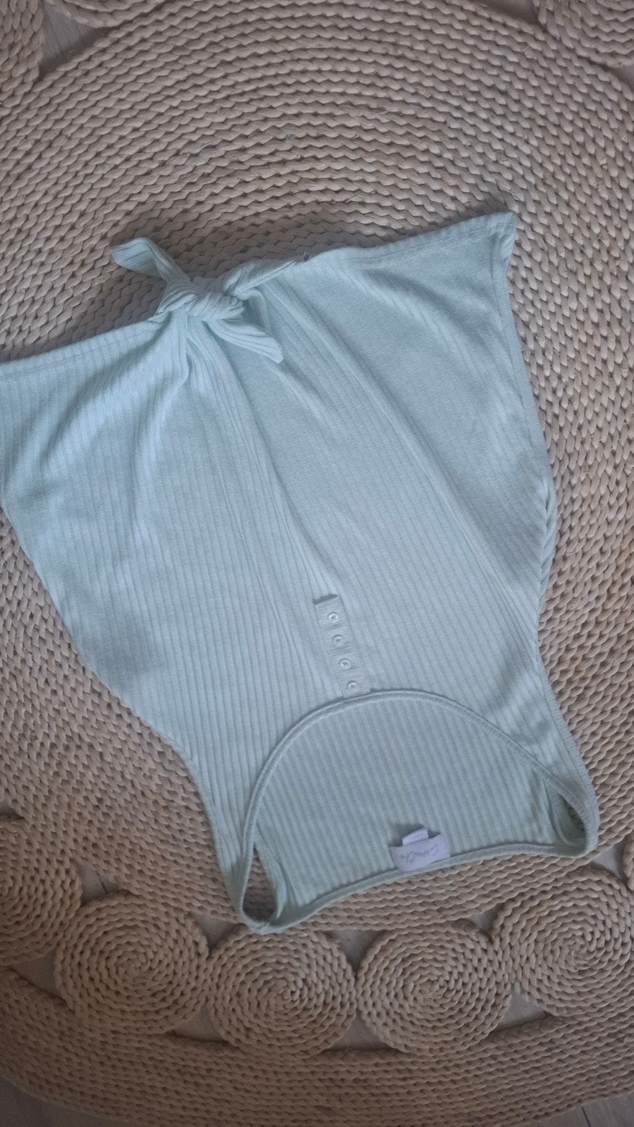 Cotton Club ribbel top mintgroen maat L, Maat 42/44 (L), Ophalen of Verzenden, Zo goed als nieuw, Zonder mouw