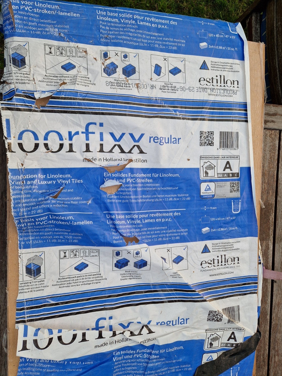 Floorfixx Regular ondervloerplaten (4 onder + 3 top platen), Ophalen, Nieuw
