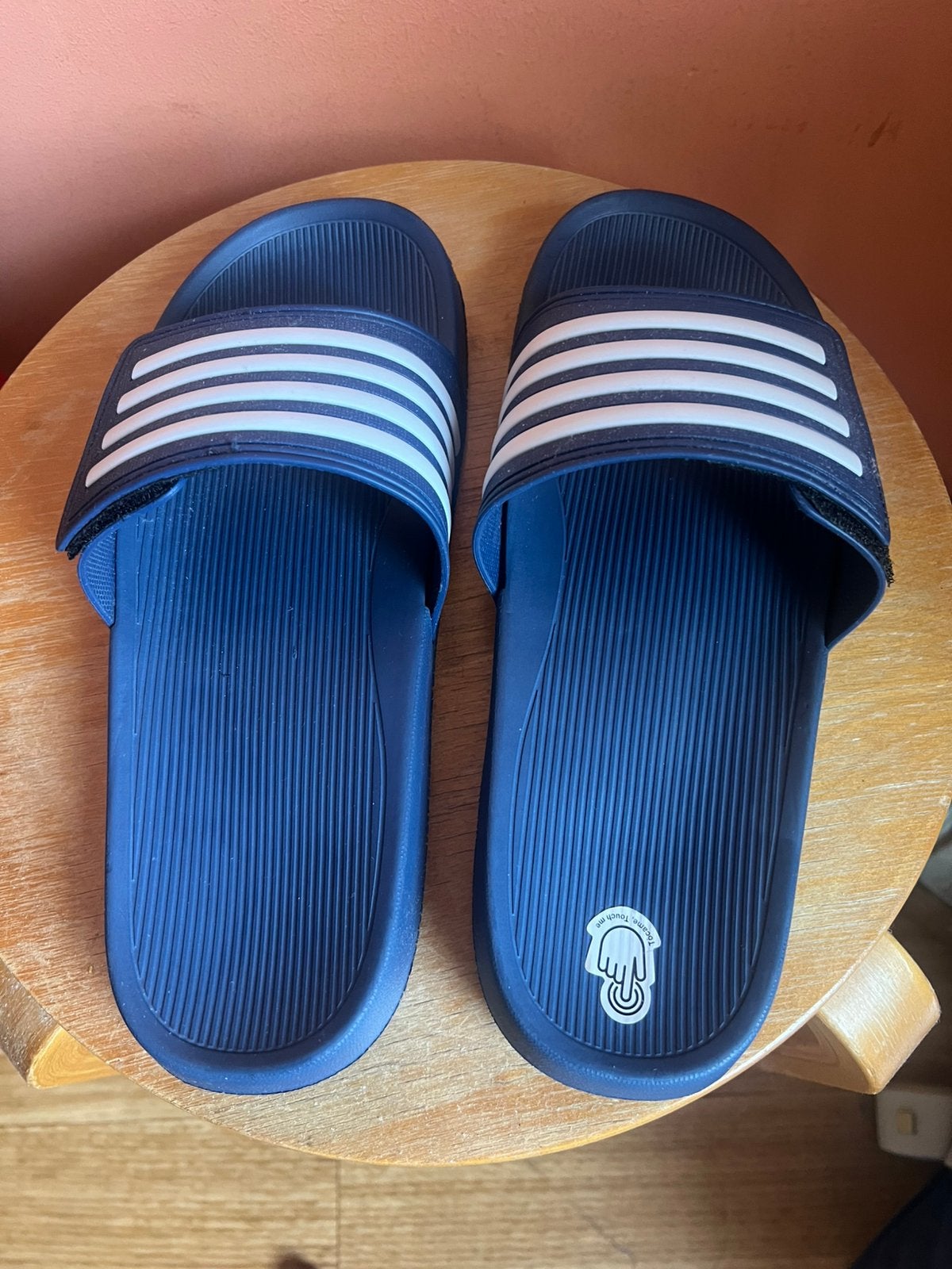 Heren slippers maat 42, nieuw, Slippers, Blauw, Nieuw, Ophalen of Verzenden