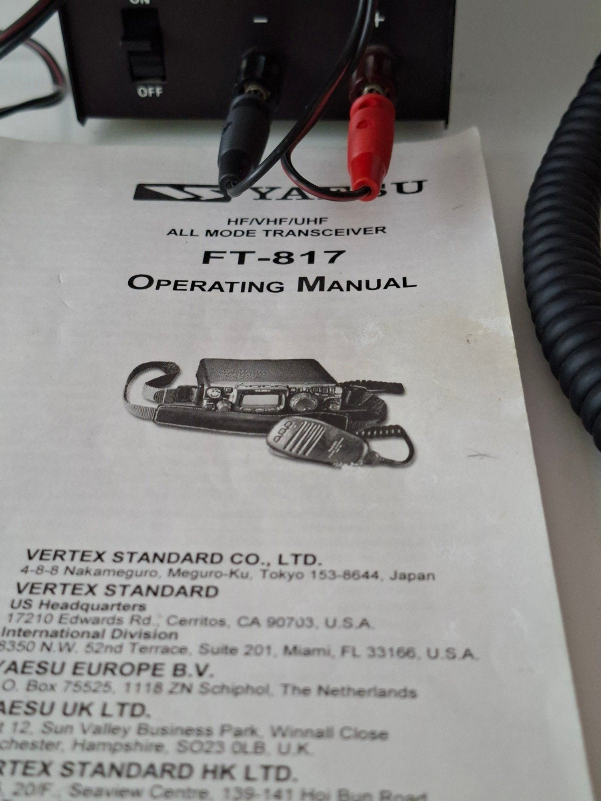 Yaesu FT-817 compleet met Yaesu FP-4 voeding, Telecommunicatie, Zenders en Ontvangers, Ophalen, Zo goed als nieuw