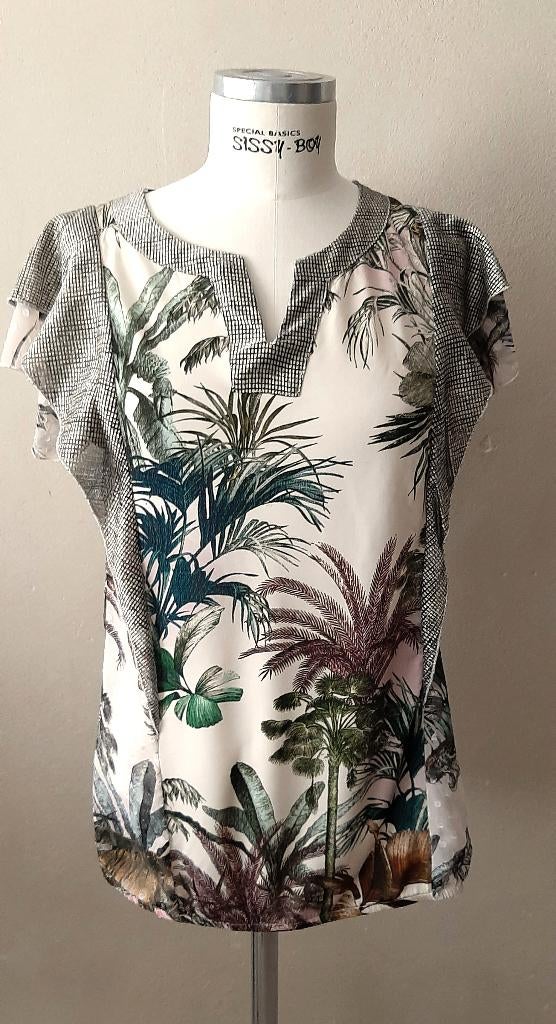 TESSA KOOPS, meerkleurige blouse, mt XS, Kleding | Dames, Overige kleuren, Ophalen of Verzenden, Zo goed als nieuw, Tessa Koops