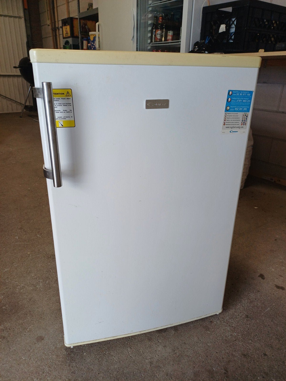 Candy vriezer (tafelmodel) met 84 liter inhoud, 75 tot 100 liter, Ophalen, Gebruikt