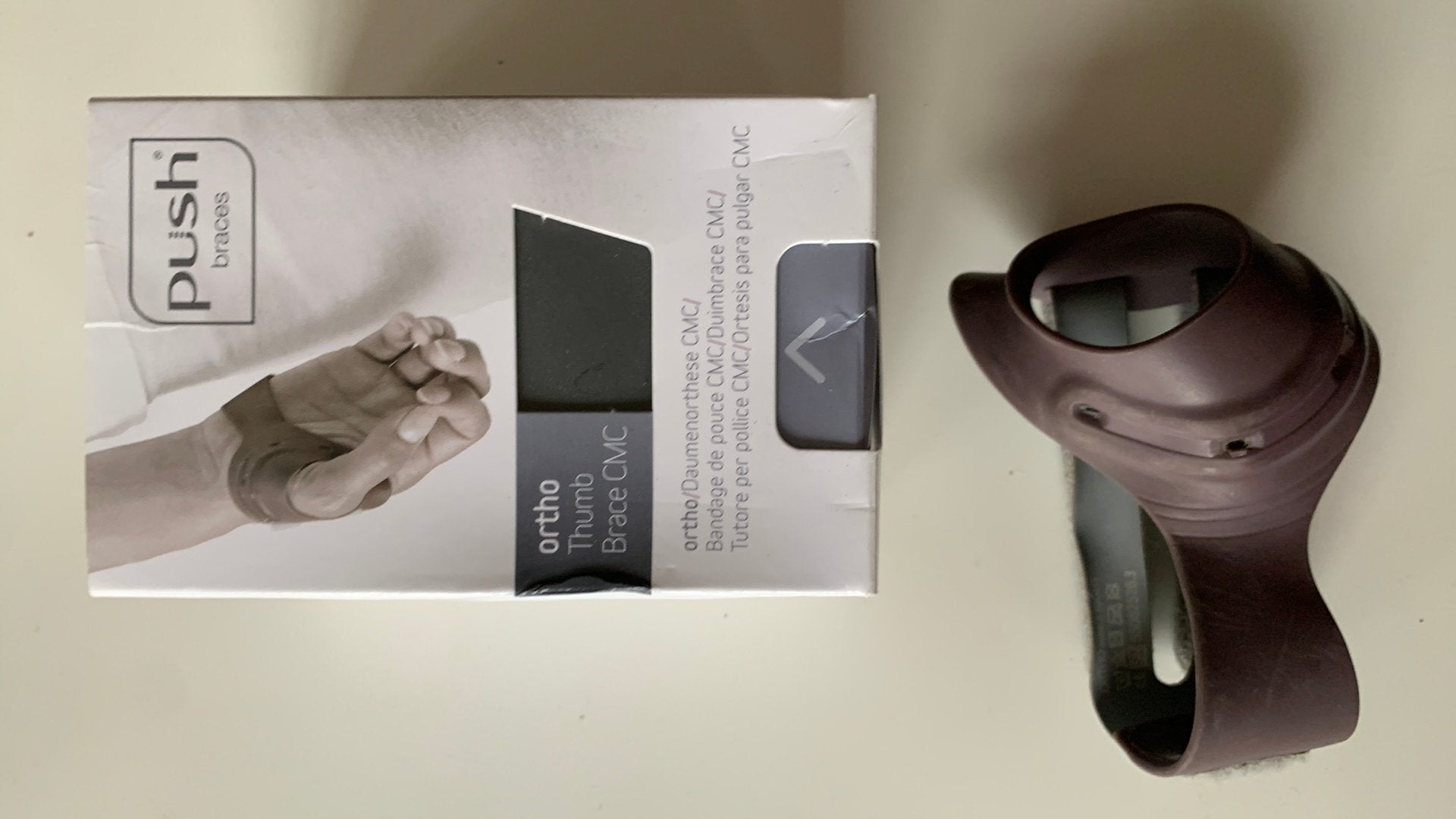 Push braces Ortho Thumb Brace CMC rechts maat 3, Ophalen of Verzenden, Zo goed als nieuw