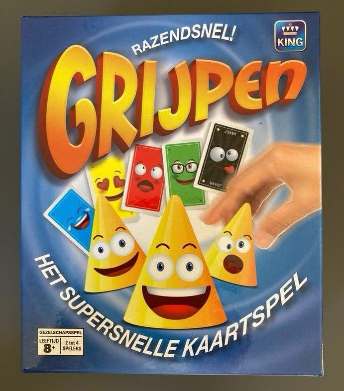 Grijpen, het supersnelle kaartspel, Ophalen of Verzenden, Zo goed als nieuw, King