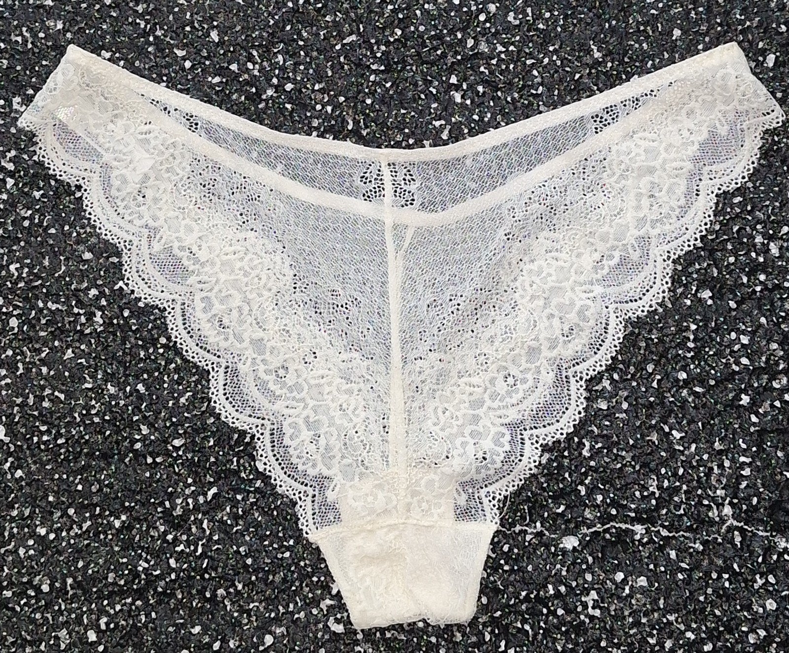 Nieuwe witte doorzichtige slip van Primark maat L 42-44, Verzenden, Wit, Slip