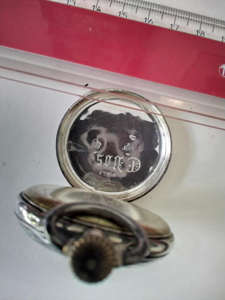 Antiek zilveren zakhorloge, Ophalen of Verzenden