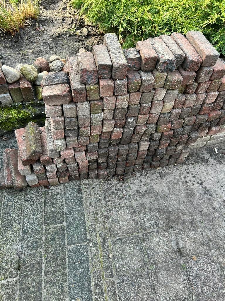 Klinkertjes, Tuin en Terras, Ophalen, Zo goed als nieuw, Beton, Klinkers