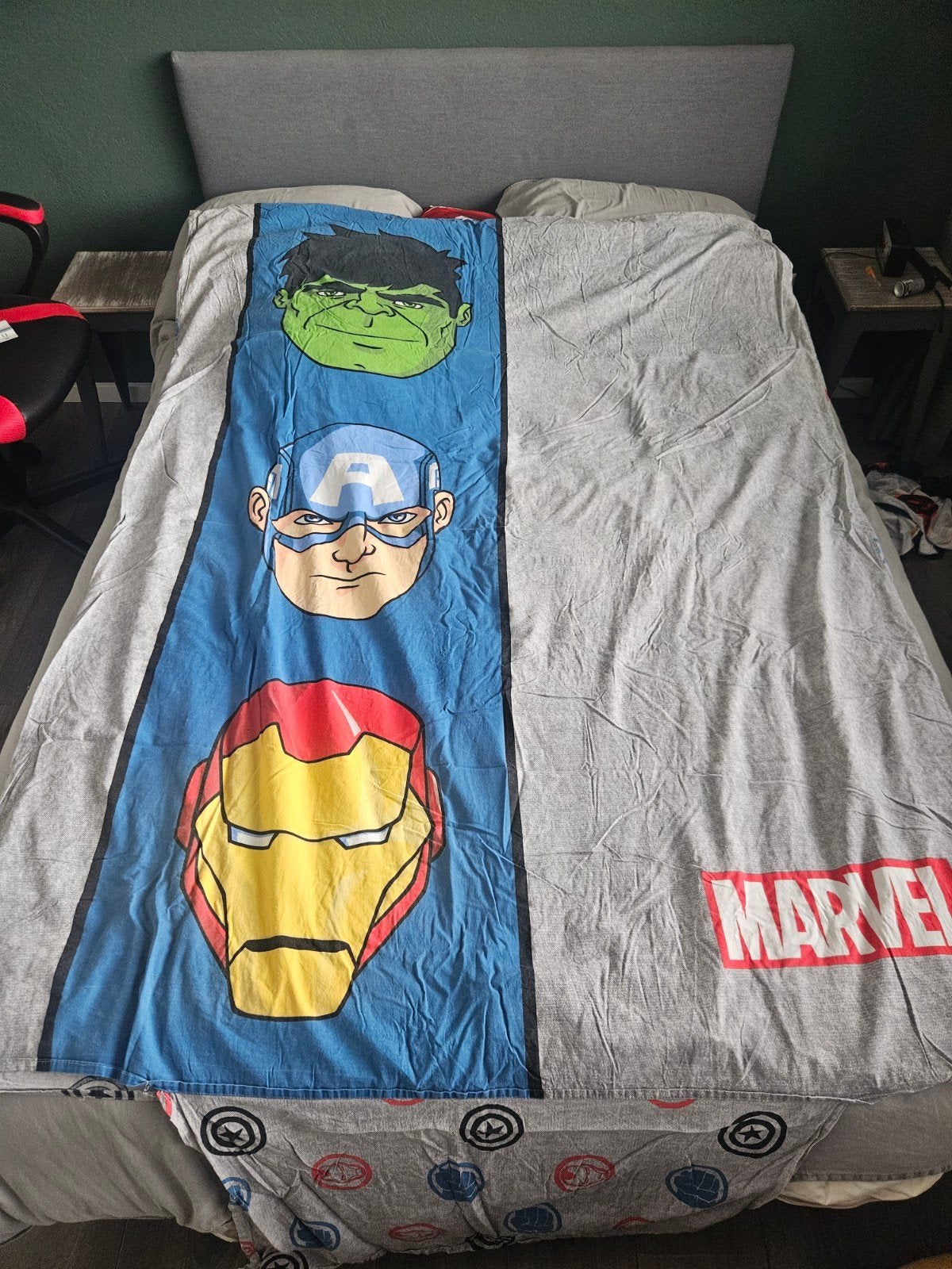 marvel dekedovertrek, Ophalen of Verzenden, Zo goed als nieuw, Dekbedovertrek